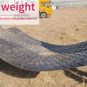 HDPE Heavy Duty Road Plate Construction Temporary Access Mat thumbnail-2