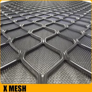 Black Powder Coated Aluminium Diamond Grille thumbnail-4