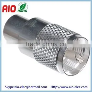 Straight UHF Male PL259 Deluxe Solder Type Connector - RG8 & RG213 thumbnail-1