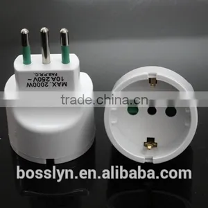 Germany European to Italy Chile Power Plug Adapter Travel Converter Vacation thumbnail-5
