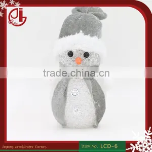 Flashing LED Snowman XMAS Tree Hanging Ornament Christmas Gift Light Up Toy Led Christmas Light thumbnail-1