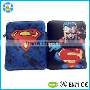 Supper Men Design Neoprene Tablet Sleeve With Zipper thumbnail-1