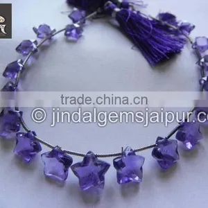 Wholesale Natural Amethyst Star Cut Beads thumbnail-1