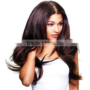Brazilian Yaki 100% Premium Quality Chocolate Human Hair Weave With Unique Keratin Protein Treatment thumbnail-1