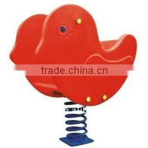 Red Spring Rocking Animal for Amusement Park thumbnail-1