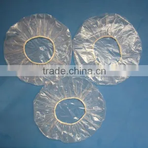 Disposable pe Hand Made Round Shower Cap thumbnail-6