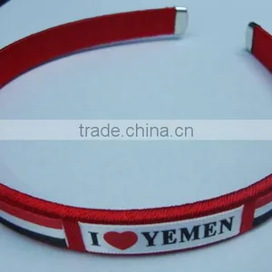 I Love YEMEN Hair Jewlry,I Love YEMEN Sport Fans Product,Promotional Fans Gift thumbnail-1