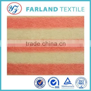 Pink Stripe Shu Velveteen Fabric for New Design Ugg Boots ,waterproof Boots Lining Fabric thumbnail-4