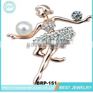 Elegant Ballet Dancer High Quality Brooch thumbnail-2
