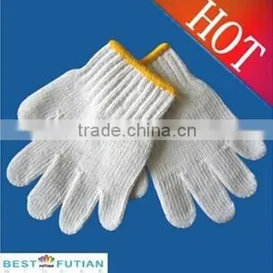 White Cotton Working Gloves thumbnail-1