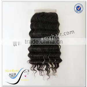 2016 Hot Sale Wholesale Top Quality 100 Virgin Human Hair Deep Wave 5*5 Lace Closure thumbnail-3
