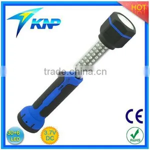 30+6 LED Pull Up Rechargable Telescopic Flashlight Work Light thumbnail-1