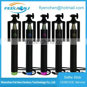 Wireless Bluetooth Monopod Handheld Self Portrait Selfie Stick for Iphone/Samsung thumbnail-1
