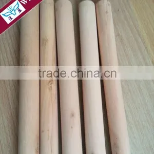 Guangxi Hardwood Superior Cheap 110CM 120CM 150CM Pvc Coated Wooden Broom Handle thumbnail-3
