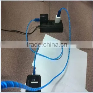 Newest Flowing Led el Glow Micro Usb Charger Cable for Mobile thumbnail-6