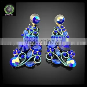 Rending Hot Products Crystal Jewellery Blue Women Accessories KHK719 thumbnail-4