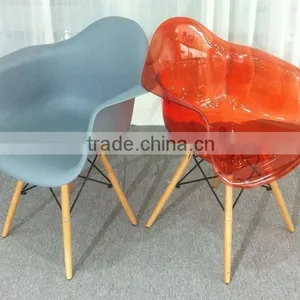 PC Transparent EMES DAW Plastic Chair, HYX-602 thumbnail-2