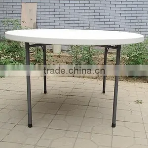 Popular Round Plastic Folding Table Outdoor thumbnail-3