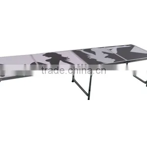 Aluminum 8ft Folding Beer Pong Table thumbnail-1
