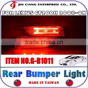 FOR LEXUS CT200H Car Tail LIGHT Red Brake Warning REAR BUMPER LIGHT thumbnail-5