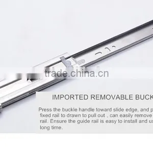 Ball Bearing Drawer Slide Telescopic Channel Best Ball Holder Jieyang Channel thumbnail-4