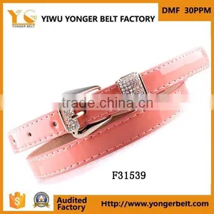 Beautiful Cute Skinny Waist Belt Lady Decorative pu Jeans Pant Belt thumbnail-1