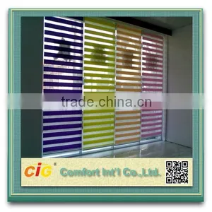 Wholesale Sunscreen Fabric for Home for Office Zebra Blind Fabric thumbnail-1