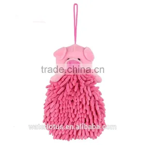 2015 Good Sale Chenille Cartoon Animal Hand Towel thumbnail-2