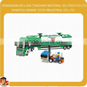 Plastic Intelligence Toy Truck Block Toys thumbnail-1