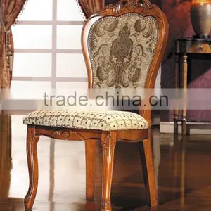 Antique Carved Chairs Armchair Solidwood Carved Chair With Fabric thumbnail-4