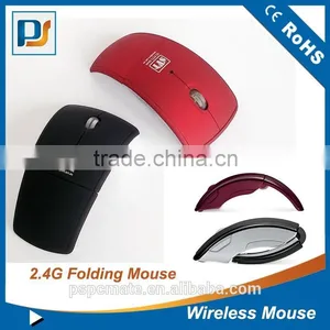 2015 Super Selling Folding Custom Logo Cheap 2.4ghz Usb Optical Wireless Mouse thumbnail-4