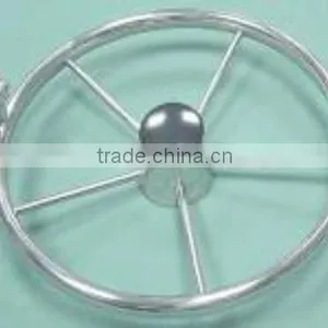 15 1/2" Power Steering Wheel With Knob thumbnail-2