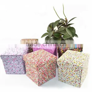 2016 Wholesale High Qulaity Floral 11*11*11cm Square Sewing Boxes thumbnail-1