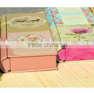 Manufacture Decorative Book Shaped Tin Boxes/fake Book Storage Box thumbnail-1