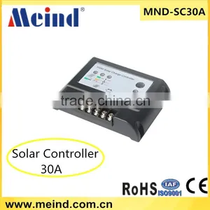 30A 12v/24v Auto Solar Charge Controller for Home Solar System thumbnail-1