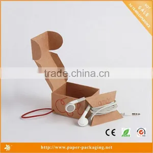 Kraft Cardboard Wholesale Earphone Packaging Box thumbnail-1
