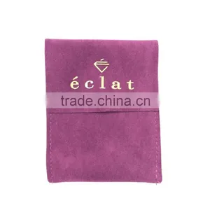 Sept New Custom Suede Jewellery Pouch Envelope Flap Style Quality Choice thumbnail-4