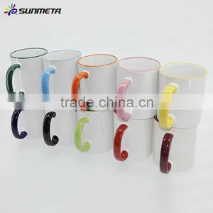Sunmeta 11oz Blank Sublimation Heat Press Ceramic Color Mug thumbnail-2