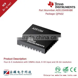 Genuine Original ADS1204IRHBR QFN32 ADS1204 Modulator thumbnail-1