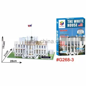 America White House Wholesale Jigsaw World Architecture 3d Puzzle thumbnail-1