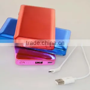 4000mAh Built-in Cable Smart Mirror Power Banks for Lenovo K3 Note Shenzhen thumbnail-6