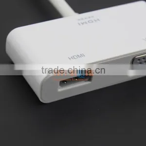 High Quality Mini DisplayPort DP to HDMI VGA Adapter Cable 1080P 4Kx2K For Macbook Mac Air Pro IMac Hotest thumbnail-4