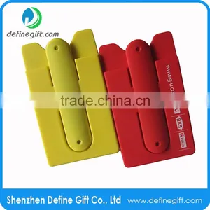 Smart Wallet Cellphone Silicone Combo Card Holder and Stand thumbnail-3