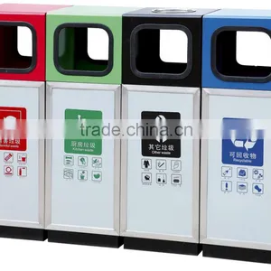 Max-HK12 Special Design Black Outdoor Waste Bin thumbnail-2