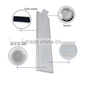 30w All in One Street Solar Light, Solar Motion Sensor Light thumbnail-5