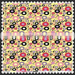 Polka Dots Printed Taffeta Fabric thumbnail-1