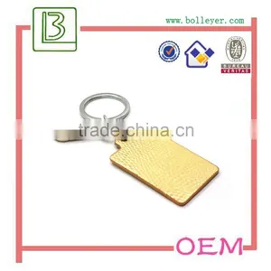 Gold Leather Keychain Holder For Wholesale thumbnail-2