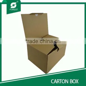 Plain Kraft Paper Cartons Corrugated Box Packaging Box thumbnail-1