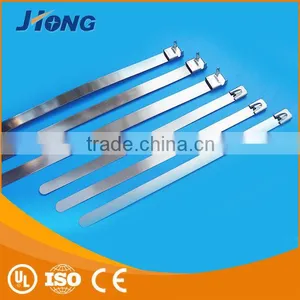8inch 7.9*200mm Top Quality Ball-Lock Metal Cable Tie For Power Industry thumbnail-6