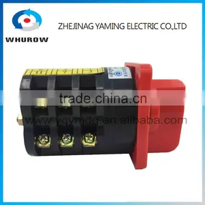 Changeover Rotary Cam Universal Switch HZ5-20/4 M05 Three Poles Electrical Low Current 20A Control Machine Silver Contacts thumbnail-5